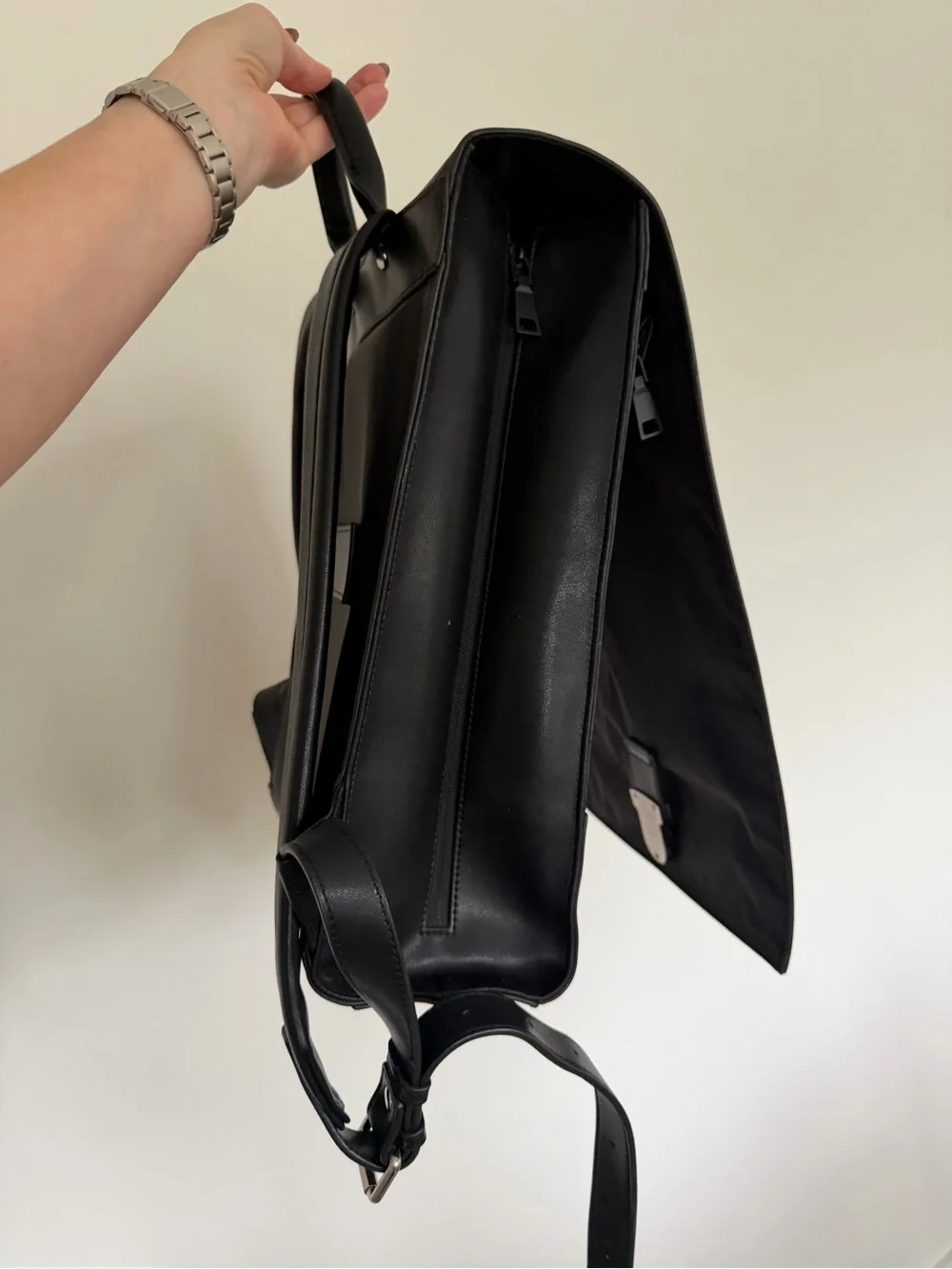 Hako One Randoseru Backpack – Classic Black Vegan Leather (NEW) - Picture 9 of 10